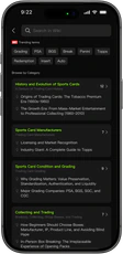iCard Club Wiki with sports card knowledge and hobby terms by category
